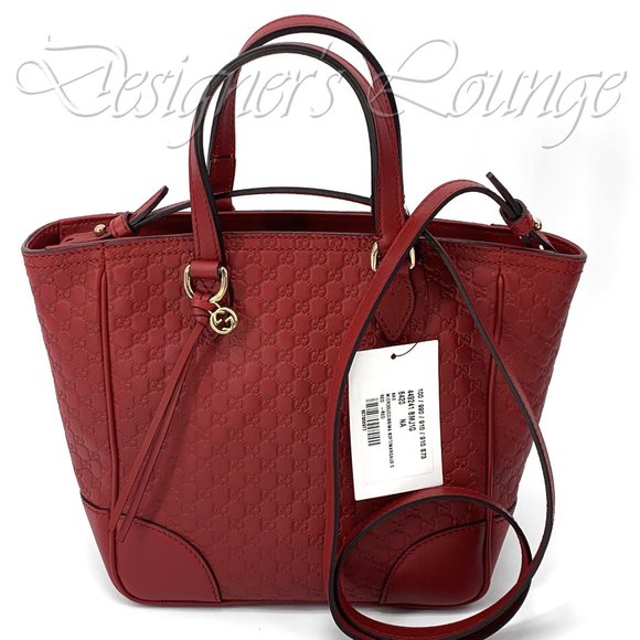 Gucci Handbags - ⚡️SOLD! NEW GUCCI MicroGuccissima GG Bree Red Leather Crossbody Bag Tote 1,350